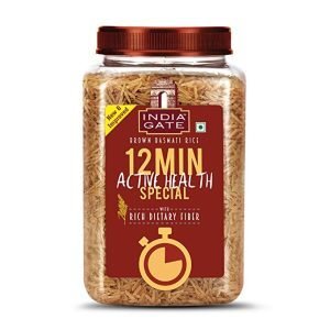 INDIAGATE BROWN BASHMATHI RICE 1 kg JAR