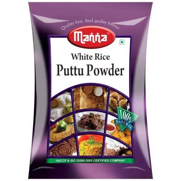 MANNA WHITE RICE PUTTU POWDER 500 gm