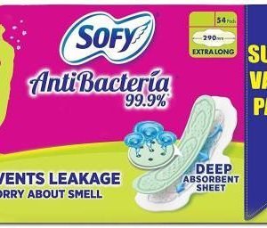 SOFY ANTI BACTERIA EXTRA LONG 54PADS
